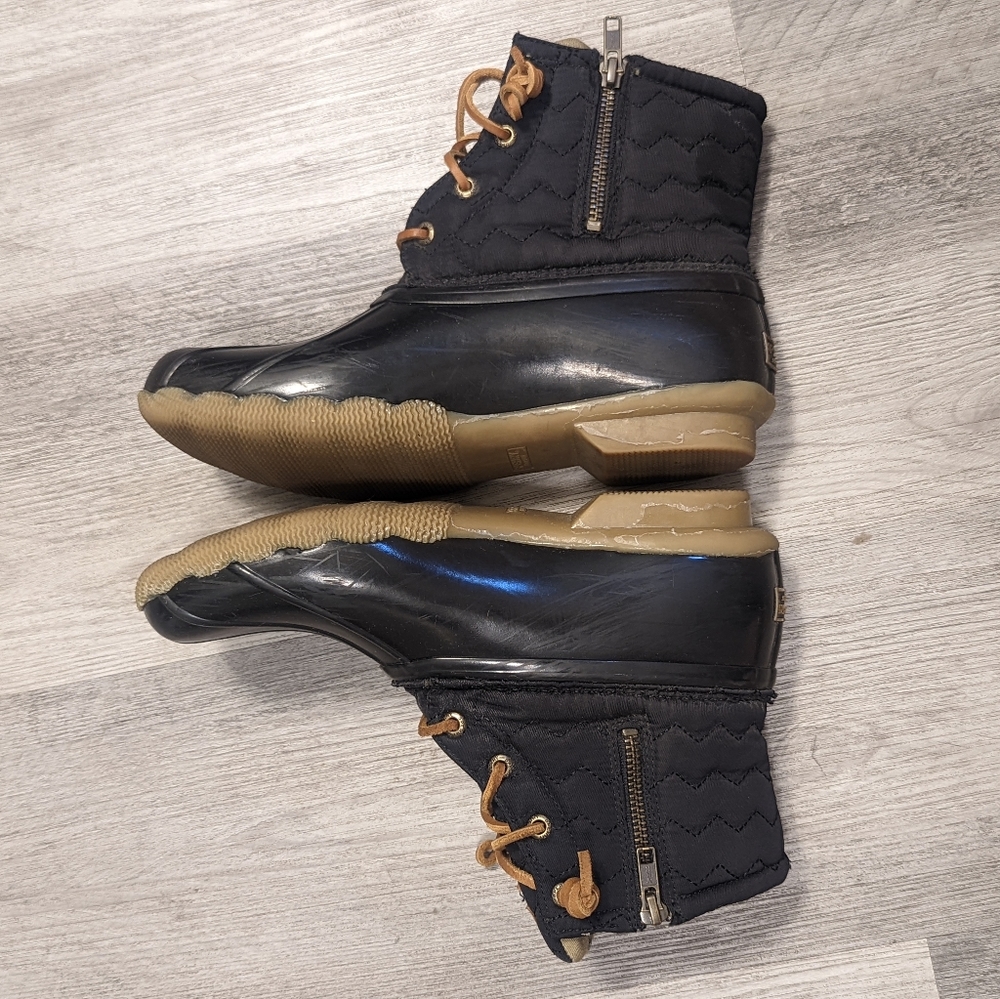 Sperry Stillwater Chevron Duck Boots SZ 8.5 - Picture 3 of 9